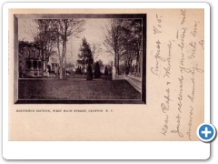 West Main street in Clinton - 1905