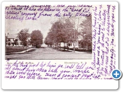 Bloomsbury - Main Street from the Railroad Station - c 1910
